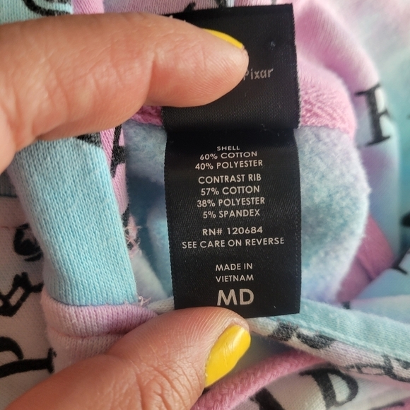 Disney Pixar Tye Dye Hoodie - Picture 4 of 6